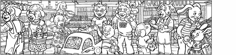 Grocery Store Sheet - 3285