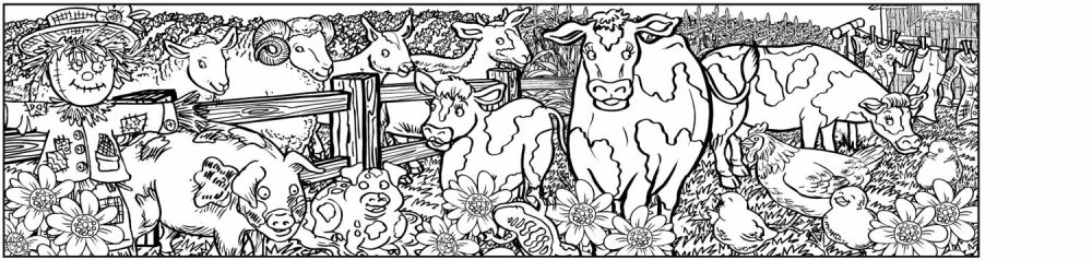 Cartoony Cows - 3295