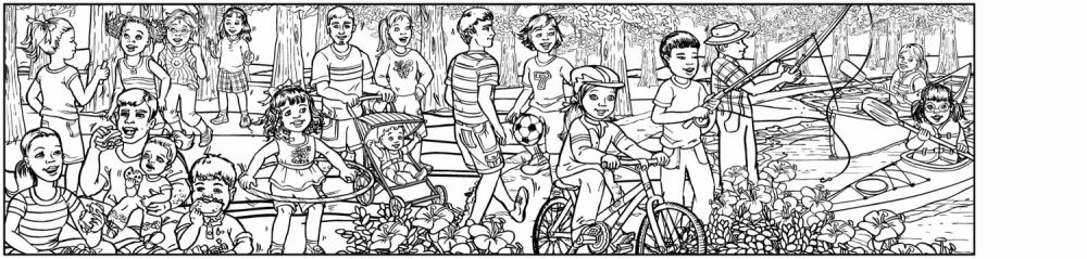 Family Picnic & Lake - 3303