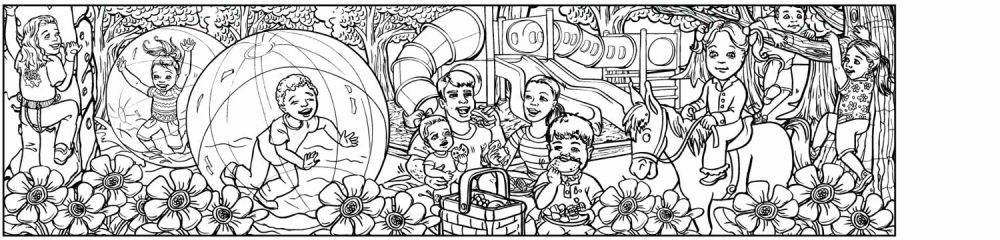 Park with Inflatable Ball - 3280