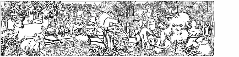 Natural Animals with Hikers 2 - 3221