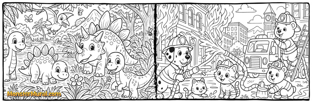-Dinosaurs (5054) & Firefighters (5114)