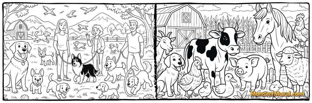 Dog Park (5063) & Farm Animals (5096)