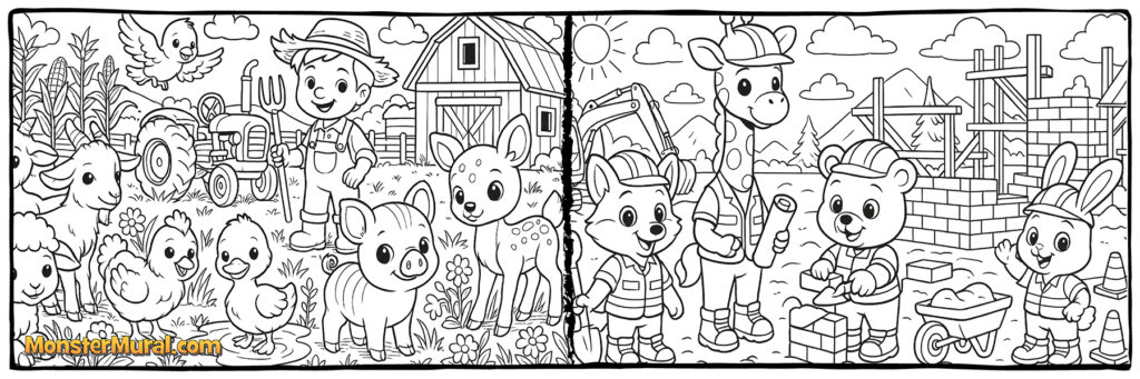 Farm Animals (5094) & Construction Site (5046)