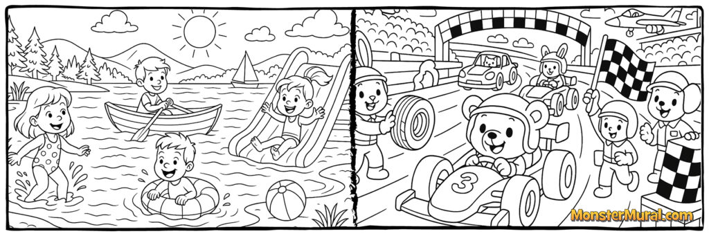 Lake Day (5180) & Race Cars (5260)