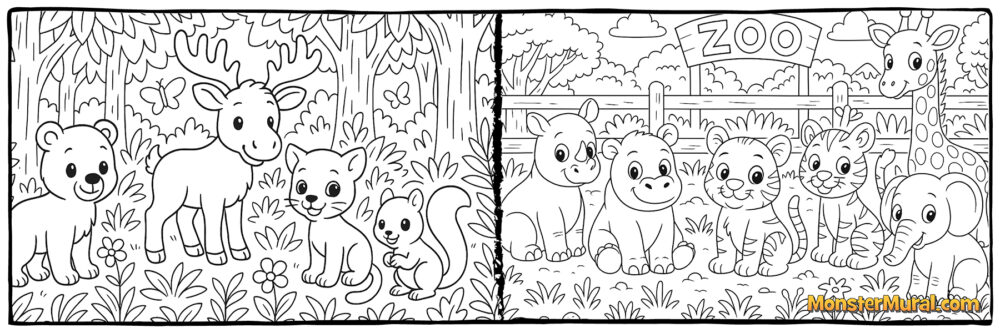 Forest Critters (5188) & Baby Zoo Animals (5424)