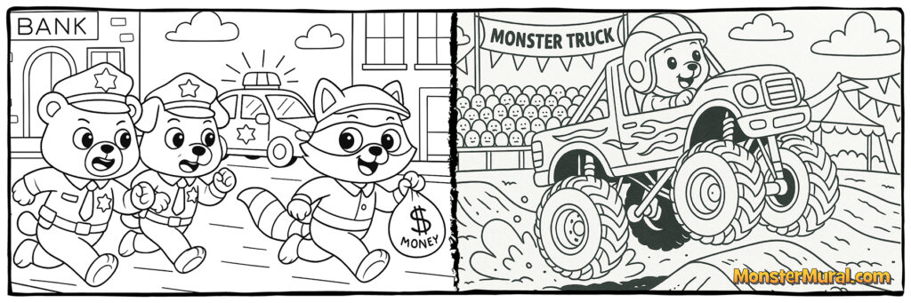 Police Officers (5220) & Monster Truck (5170)