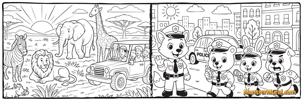 Safari (5282) & Police Officers (5223)