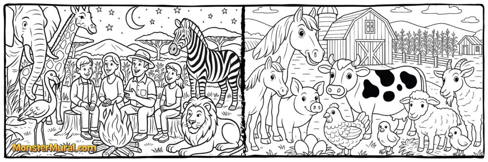 Safari (5283) & Farm Animals (5098)