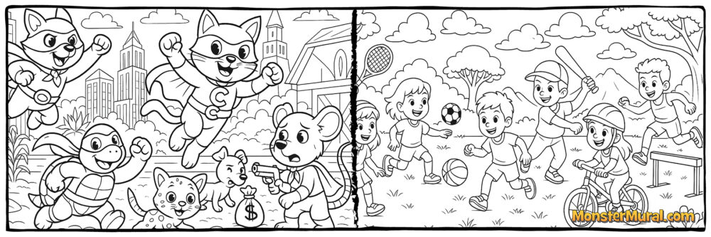 Super Hero Animals (5330) & Sports (5304)