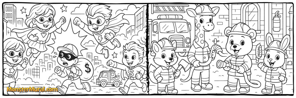 Super Heroes (5334) & Firefighters (5113)