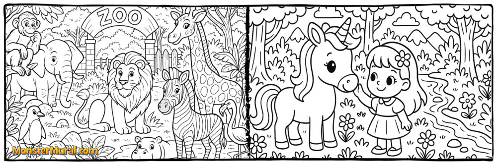 Zoo Animals (5421) & Unicorn (5401)