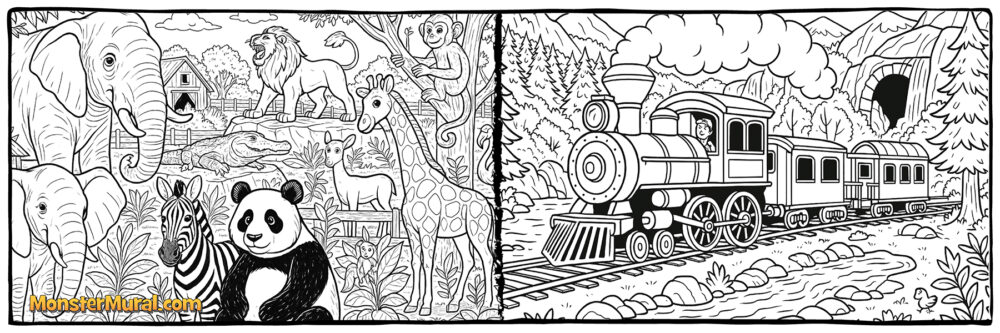 Zoo Animals (5422) & Railroad Train (5361)