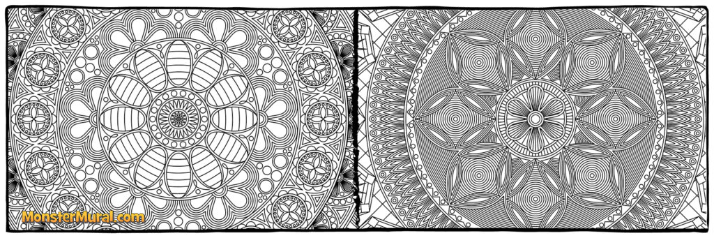 Abstract Adult Coloring Page (5703)