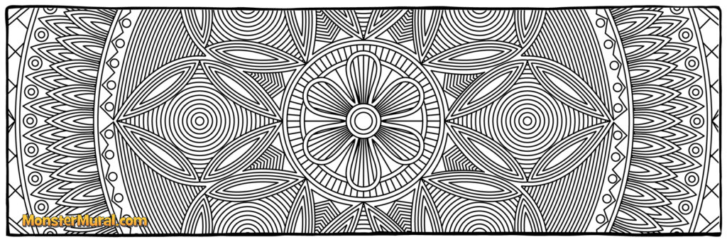 Abstract Adult Coloring Page (5704)
