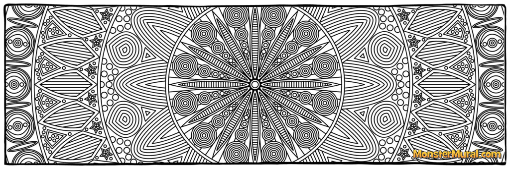 -Abstract Adult Coloring Page (5706)