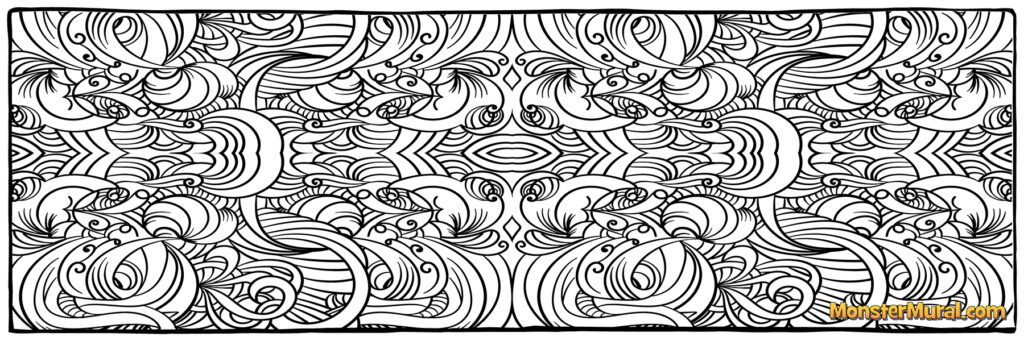 Abstract Adult Coloring Page (5709)