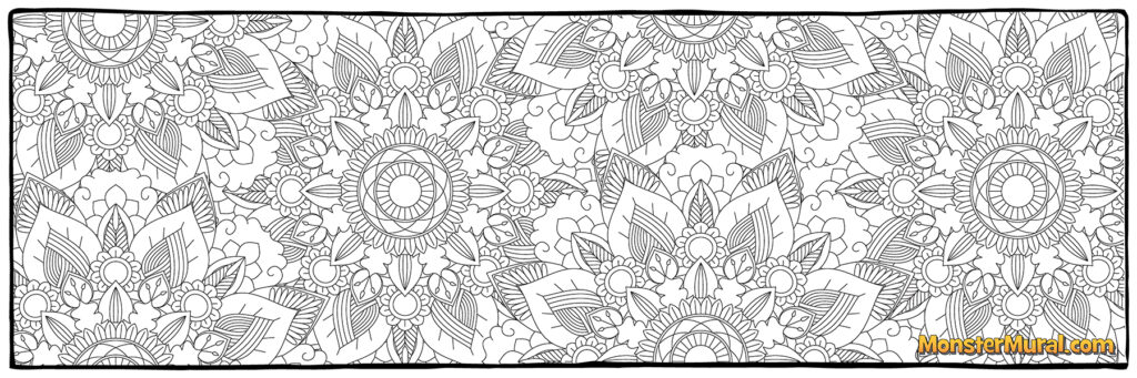 Abstract Adult Coloring Page (5718)