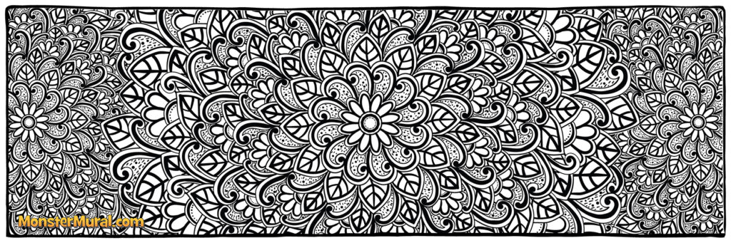 Abstract Adult Coloring Page (5719)
