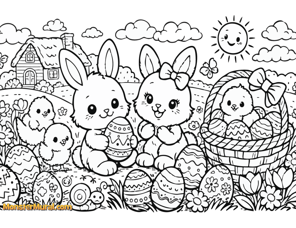 Free Easter Coloring Pages