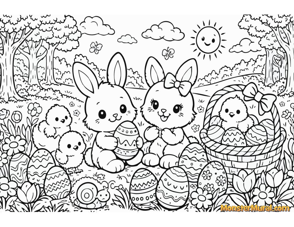 Free Easter Coloring Pages