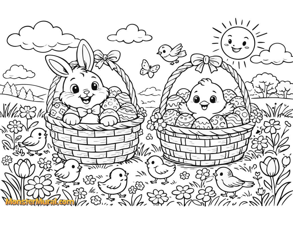 Free Easter Coloring Pages