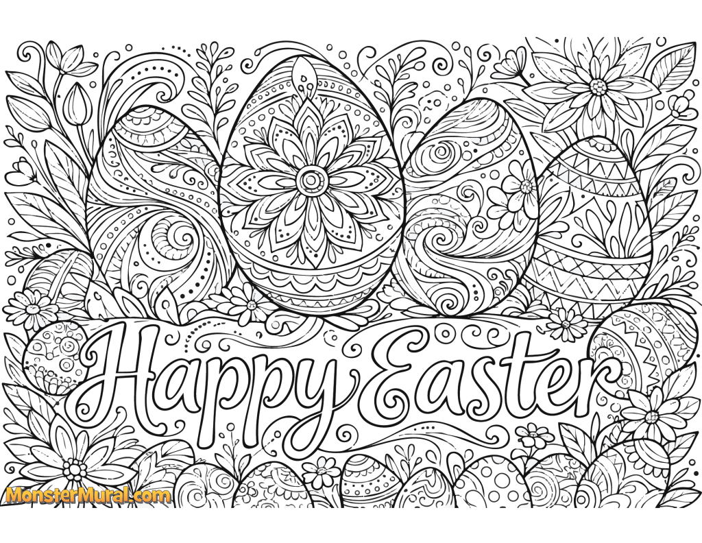 Free Easter Coloring Pages