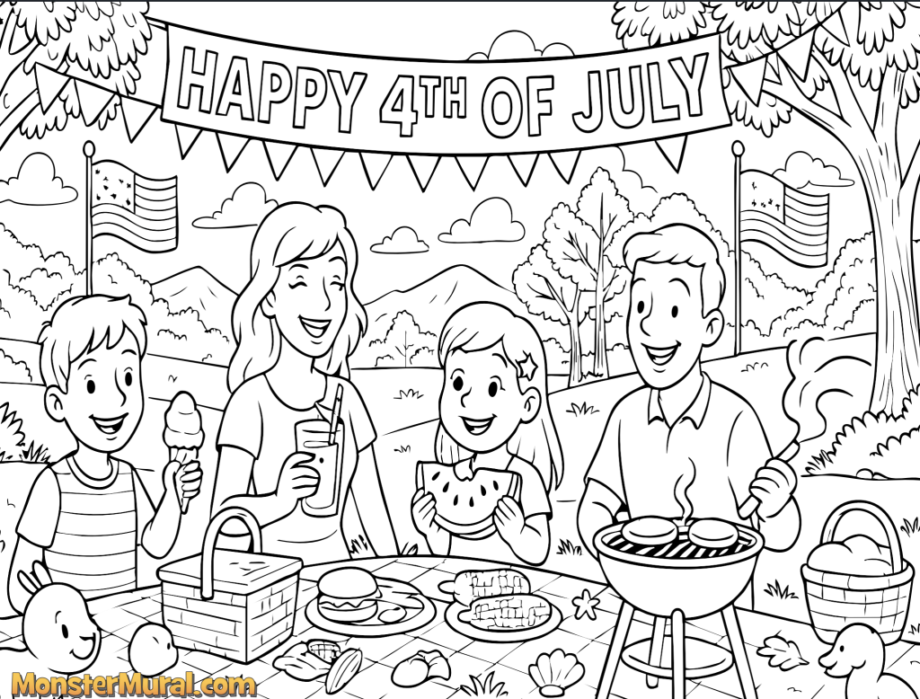 Free 4th of July Coloring Pages
